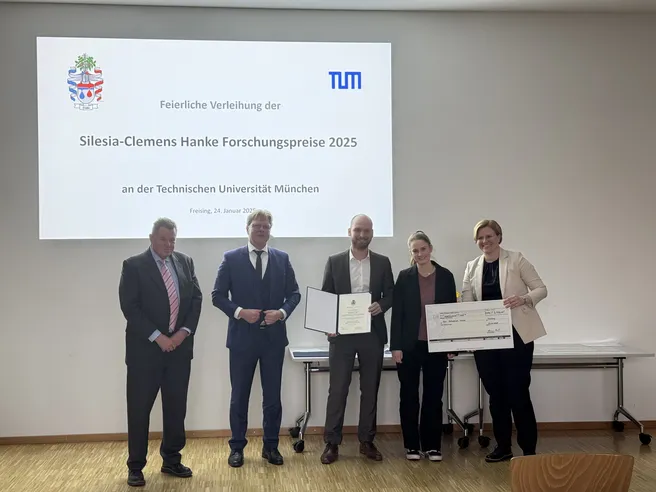 Sebastian Minas - Silesia-Clemens Hanke Master of Science Preis 2025